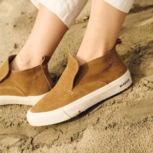 SeaVees x 10 Crosby Derek Lam Huntington Middie Suede Leather Bootie Sneaker 7.5